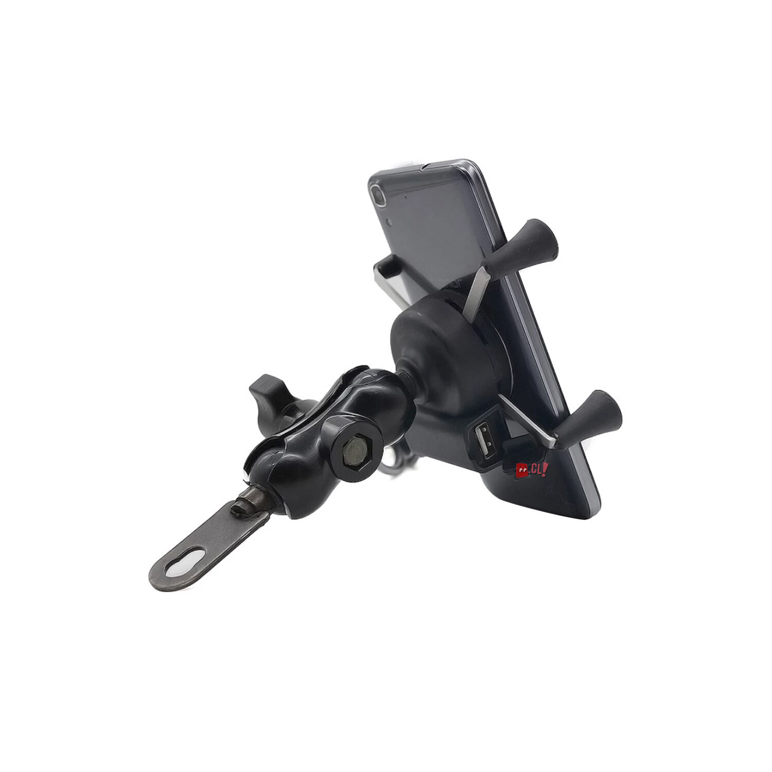 Soporte Celular Con Usb Para Scooter El&eacute;ctrico - Ps image number 1.0