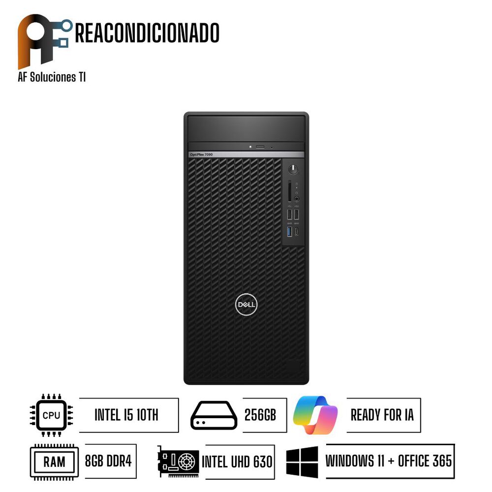 Computador Dell 7090 Twr Essential Windows 11 - Office365 Reacondicionado image number 2.0