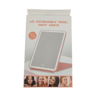 Espejo De Maquilla Plegable Y Port&aacute;til Luz Led Tres Colores