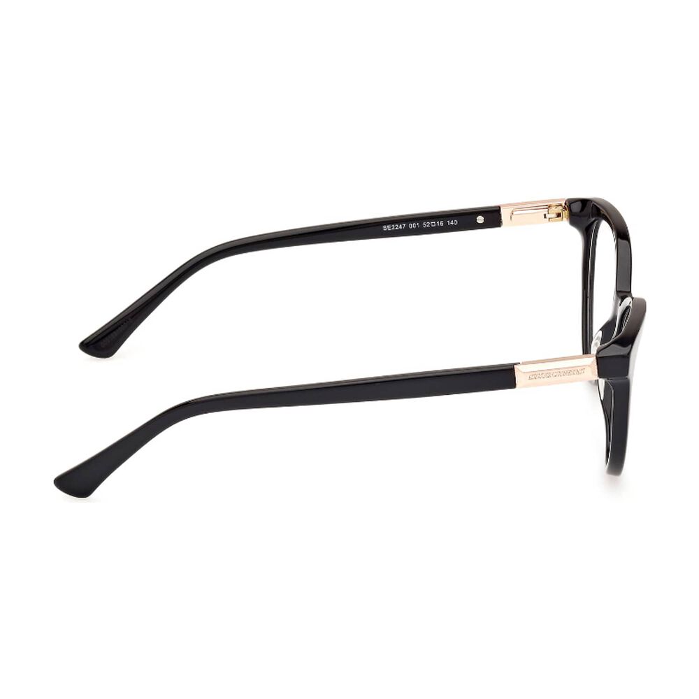 Lentes &Oacute;pticos Negro Brillante Skechers image number 6.0