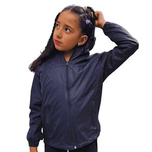 Chaqueta Cortaviento Impermeable Unisex Para Ni&ntilde;os Con Polar