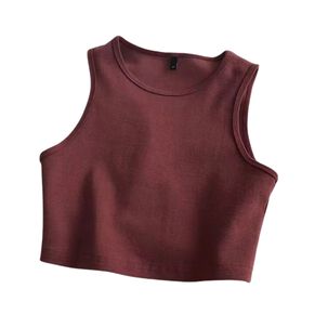 Polera Sin Manga Cuello Redondo