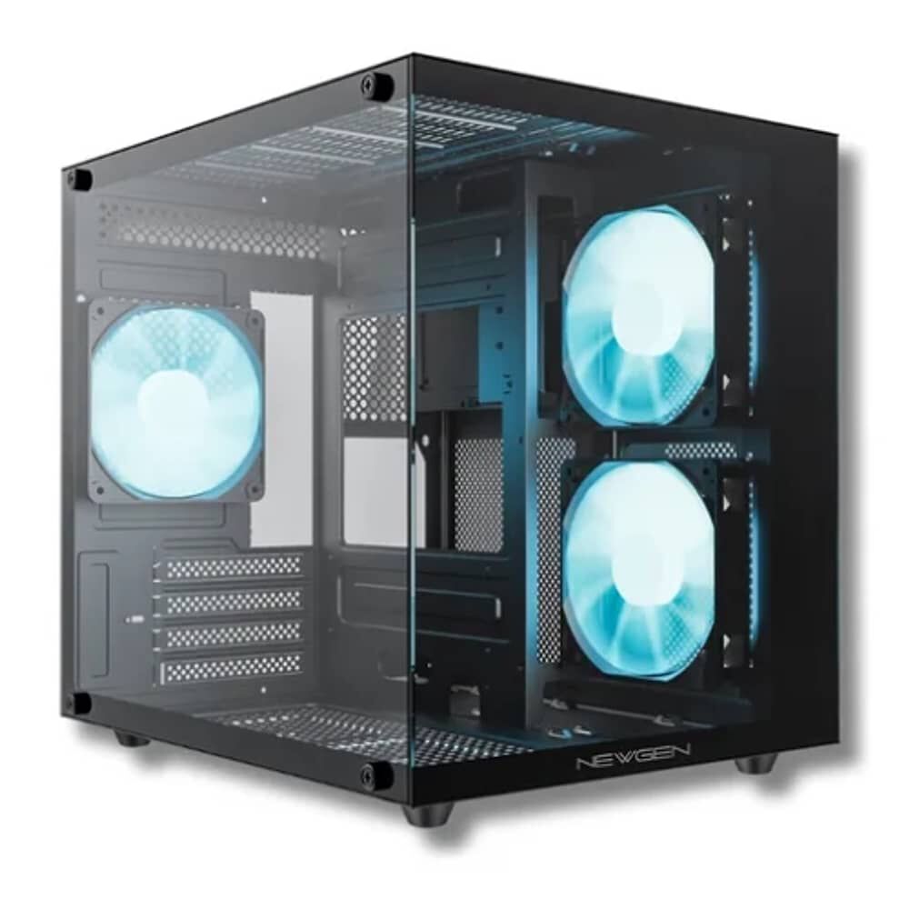 Gabinete Case Gamer Micro Atx Mini Itx Vidrio Templado image number 0.0