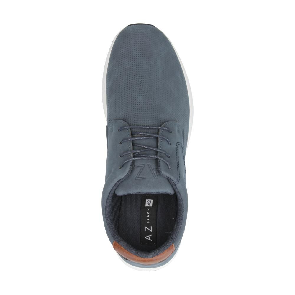 Zapato Casual Hombre Az Black Navy image number 4.0