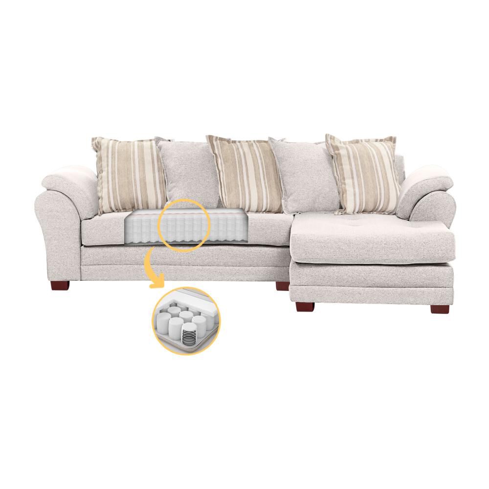 Sof&aacute; Seccional Derecho Living Factory Mustang / 4 Cuerpos image number 2.0