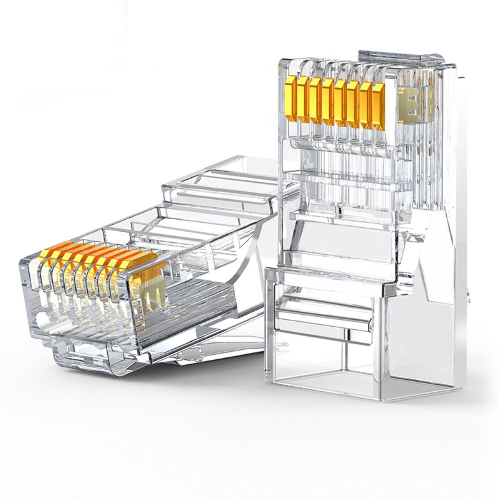 Conector Rj-45 Plástico Cat6 10un 1000mbps Ugreen image number 0.0