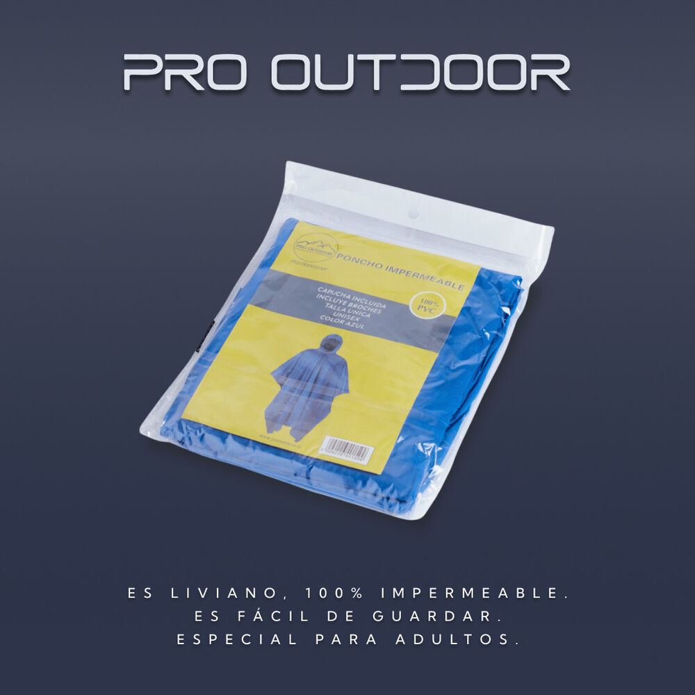 Poncho Para Lluvia Impermeable Pro Outdoor image number 3.0