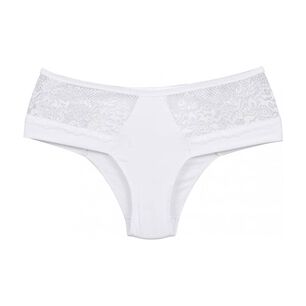 Bikini Microfibra Encaje Blanco 2rios