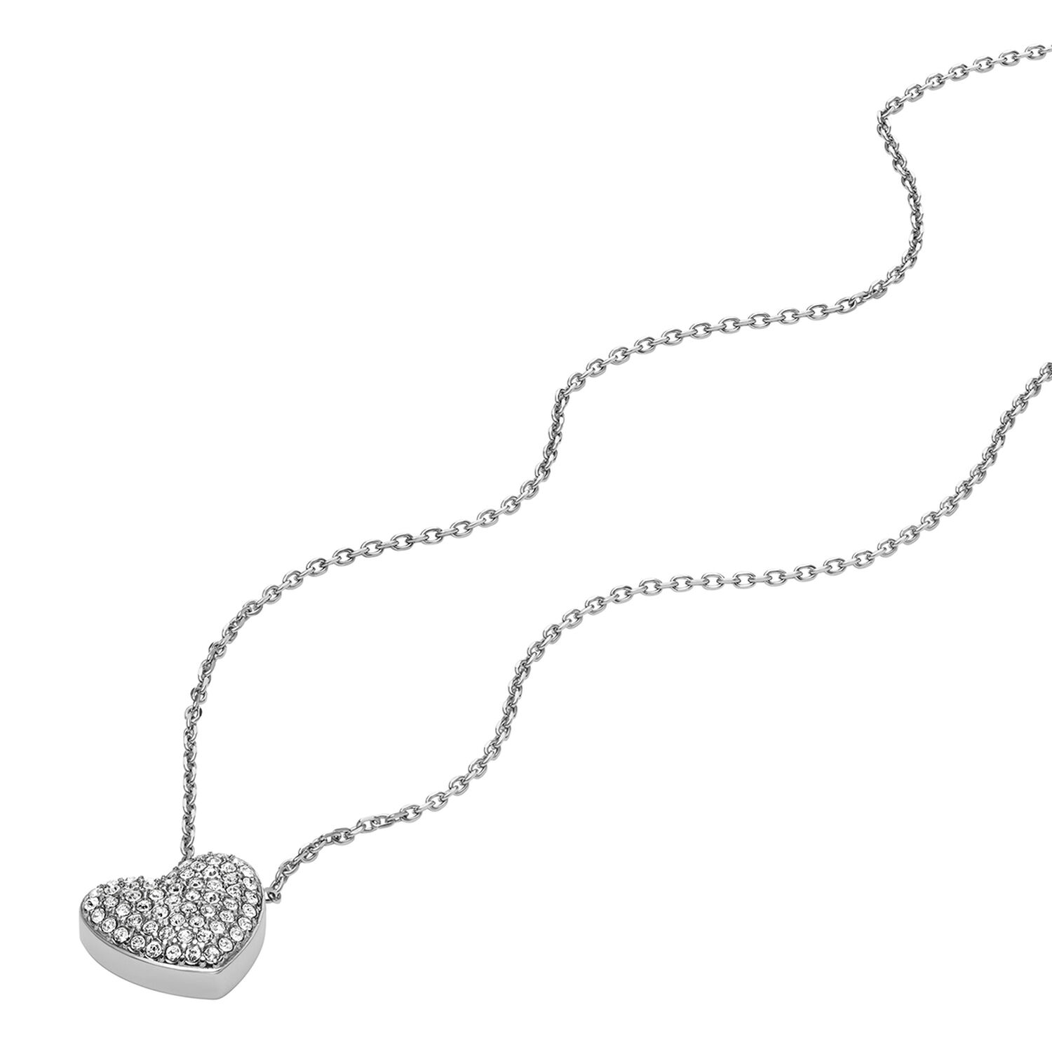 Collar Fossil Jf04674040 Plateado Mujer image number 2.0