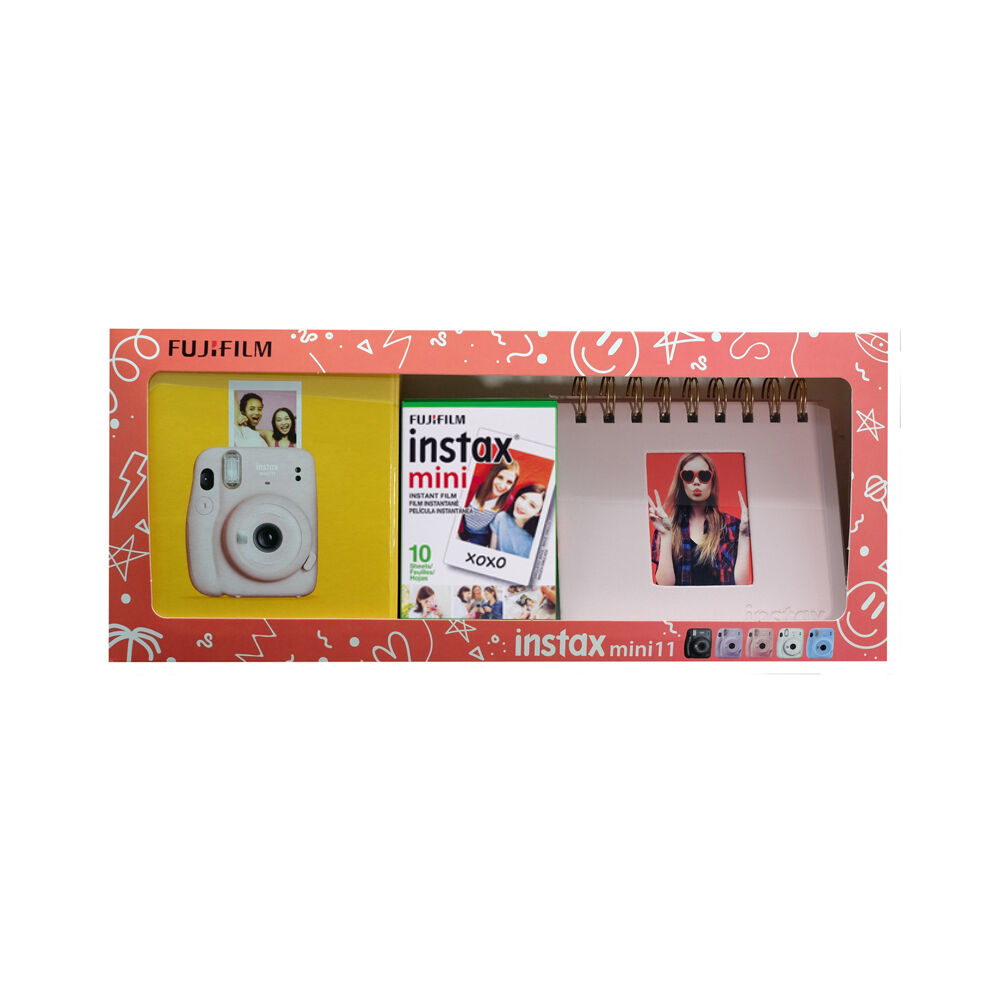 Kit C&aacute;mara Instant&aacute;nea Fujifilm Mini 11 Pink image number 1.0