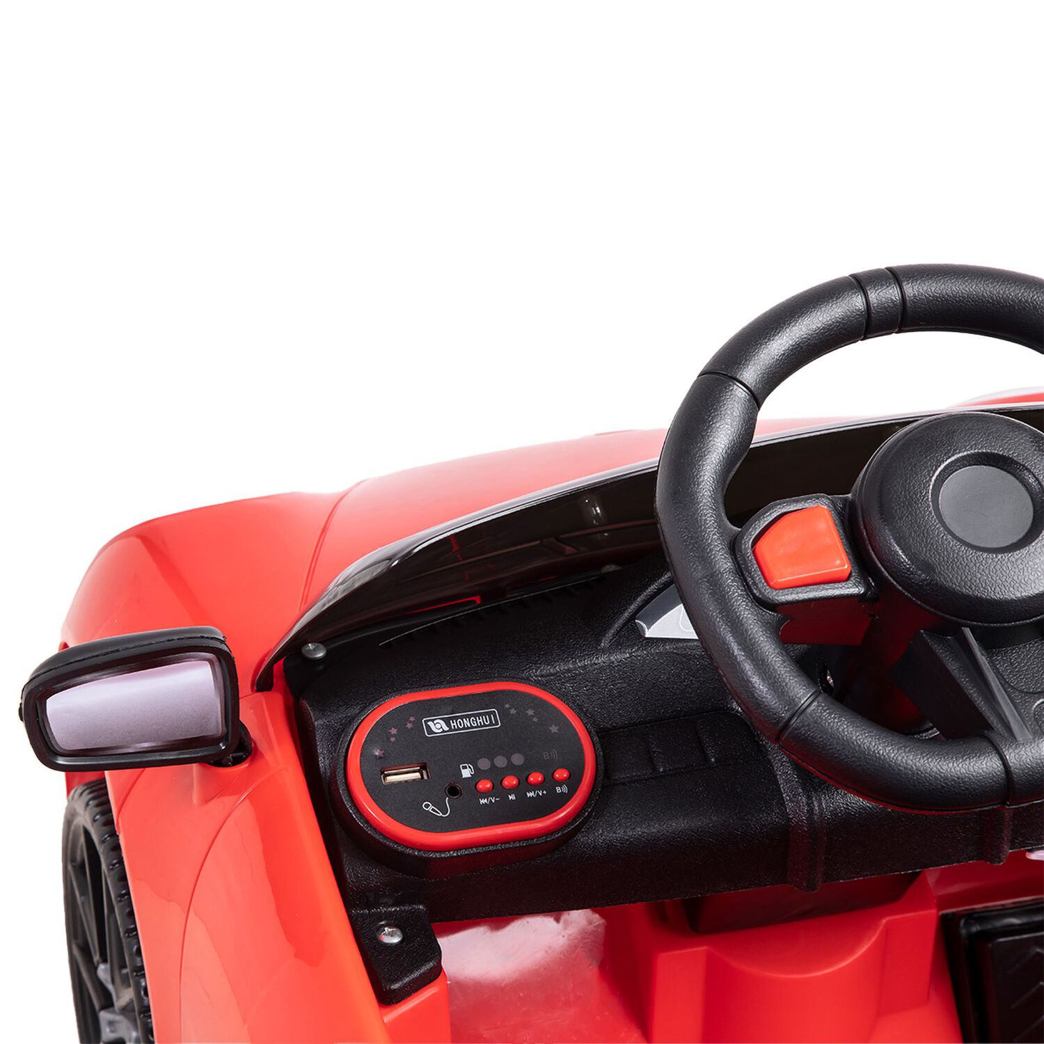 Auto Deportivo El&eacute;ctrico Race Rojo Bebesit image number 6.0