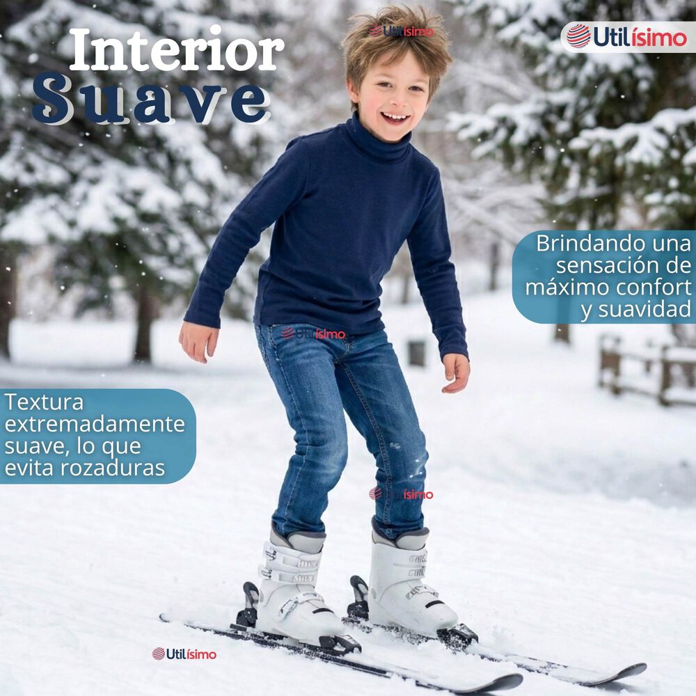 Polera Camiseta Polar Primera Capa Beatle Manga Larga Colores Surtido Ni&ntilde;o image number 7.0