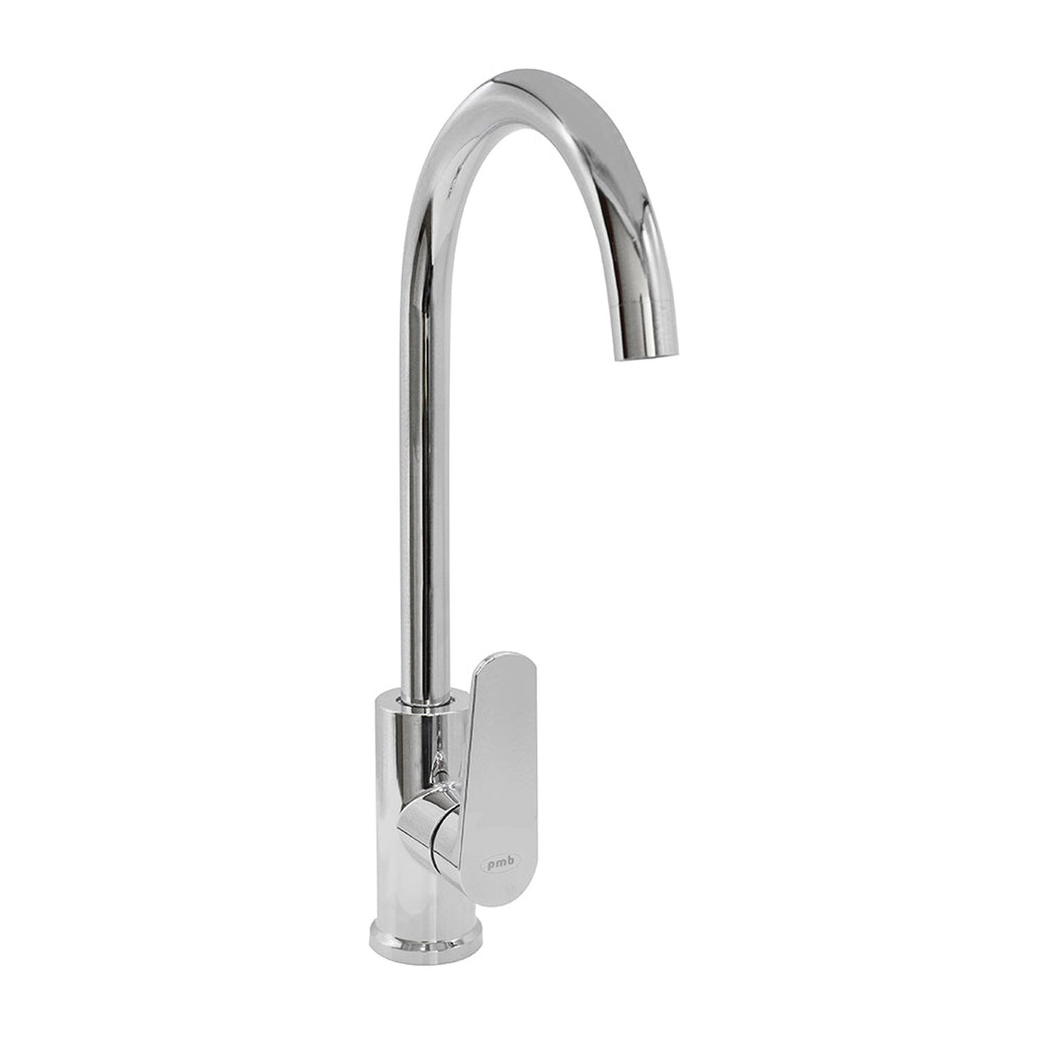 Monomando Llave Grifo Lavaplatos Cuello Alto Curvo Modelo Illinois Marca Pmb Cromo image number 4.0