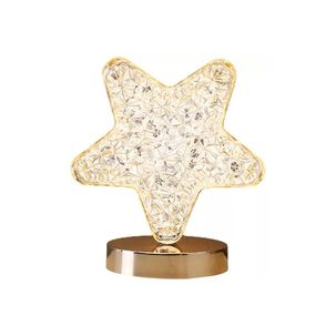 Lampara De Mesa Recargable Usb Con Forma De Estrella