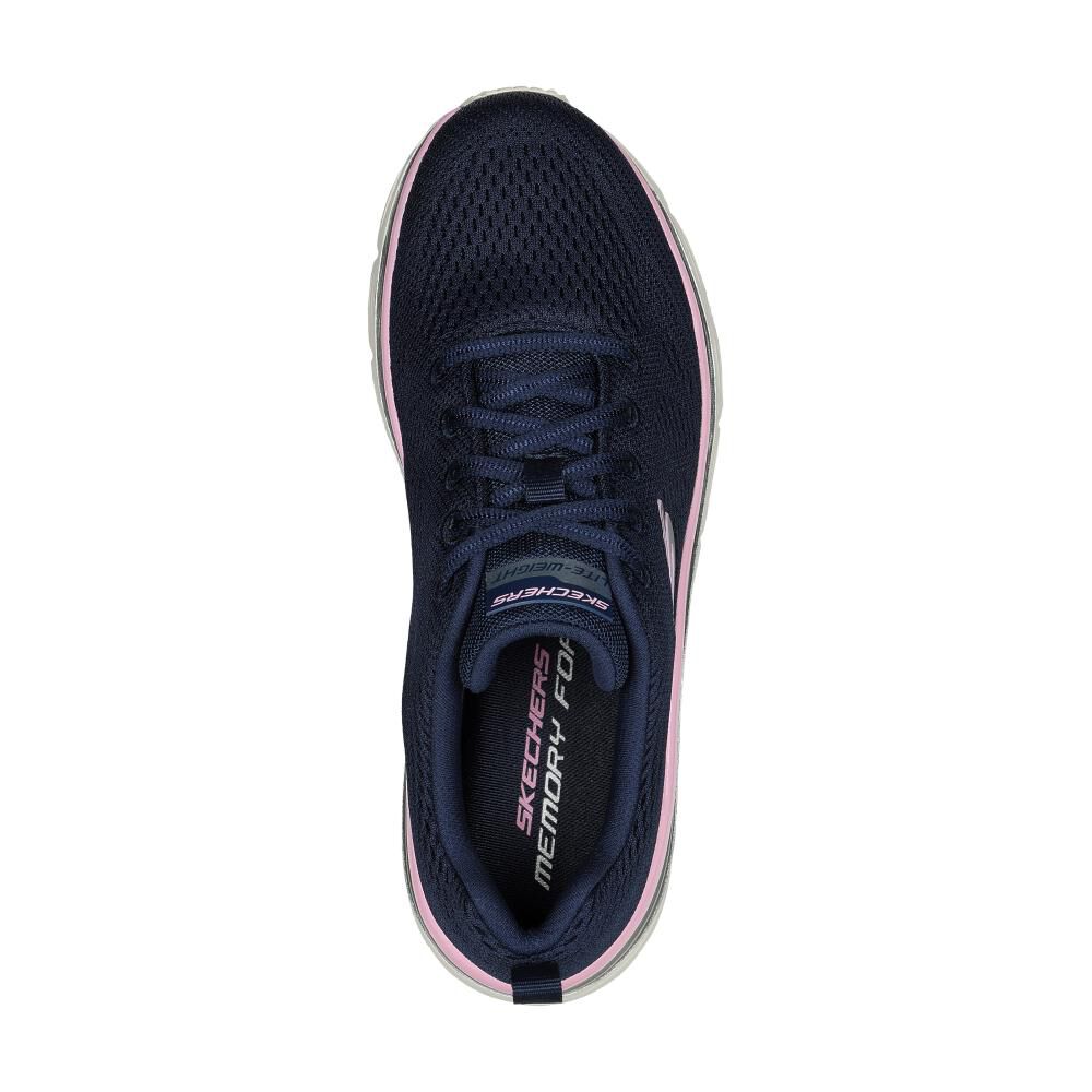 Zapatilla Urbana Mujer Skechers Fashion Fit - Soft Shot Azul image number 4.0