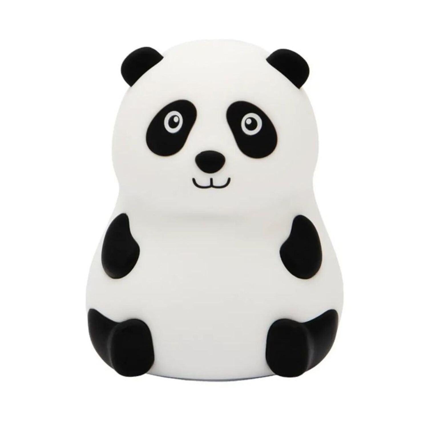 L&aacute;mpara Oso Panda Silicona Espantacuco Led Recargable image number 0.0