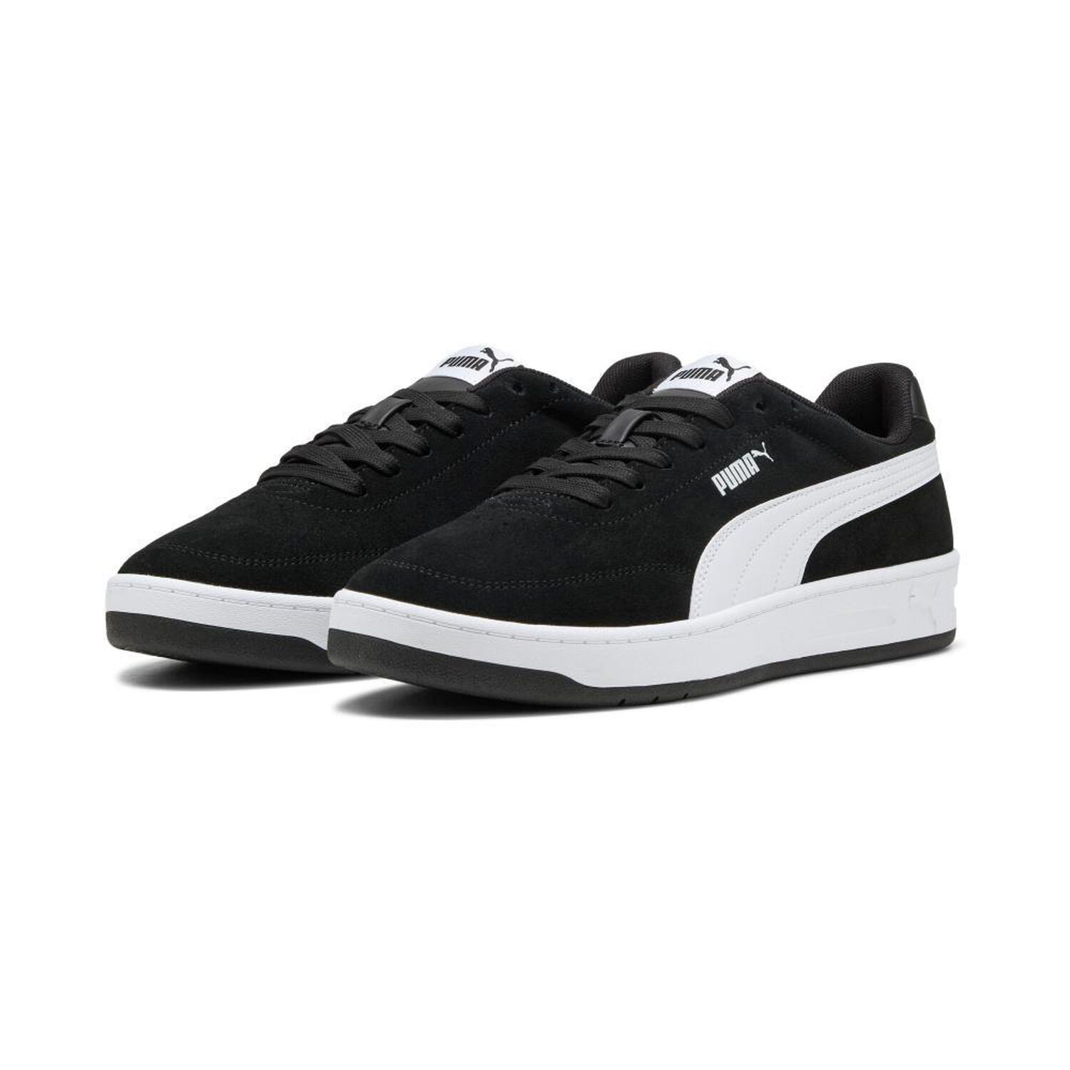 Zapatilla Puma Court Classic Clean Sd Hombre Negro image number 1.0