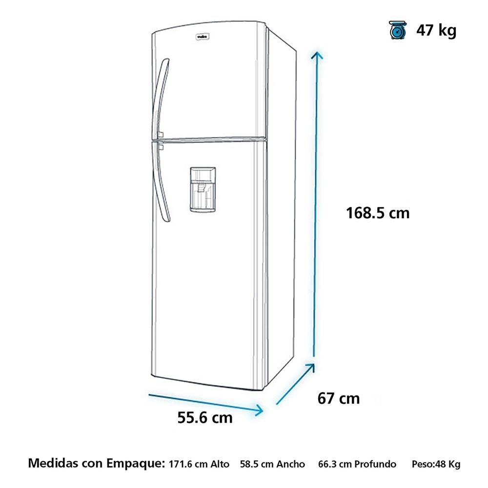 Refrigerador Top Freezer Mabe RMA250PHUG / No Frost / 250 Litros image number 5.0