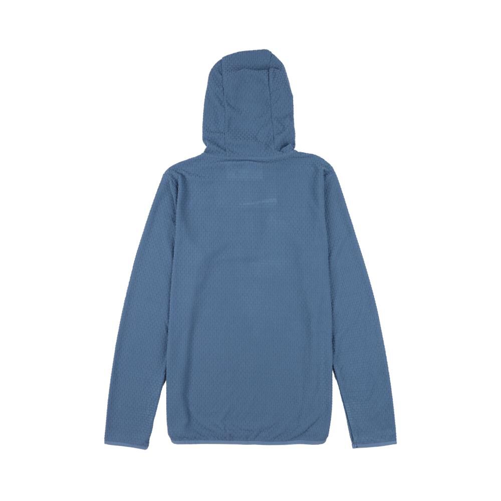 Polerón Deportivo Waffle Cuello Alto Con Capucha Mujer Wetland image number 1.0