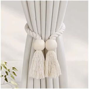 Pack De 02 Sujetadores - Abrazaderas Magneticas Para Cortinas Md14