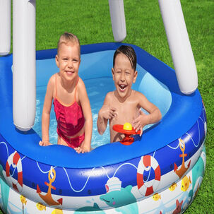 Piscina Inflable Con Toldo 2.13m X 1.55m X 1.32m - 54370 - Bestway