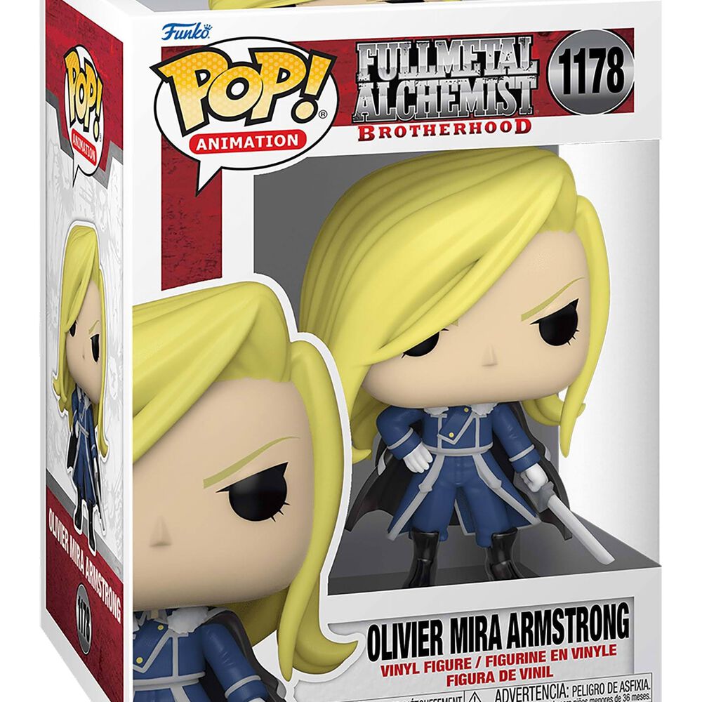 Figura Oliver Milla Armstrong 1178 Fullmetal Alchemist Funko image number 1.0