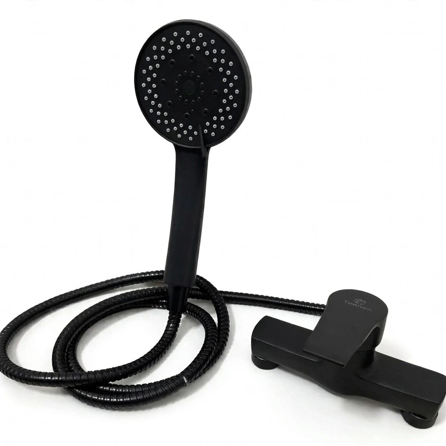 Monomando Llave Grifo Para Ducha Modelo Notte Marca Taumm Color Negro image number 1.0