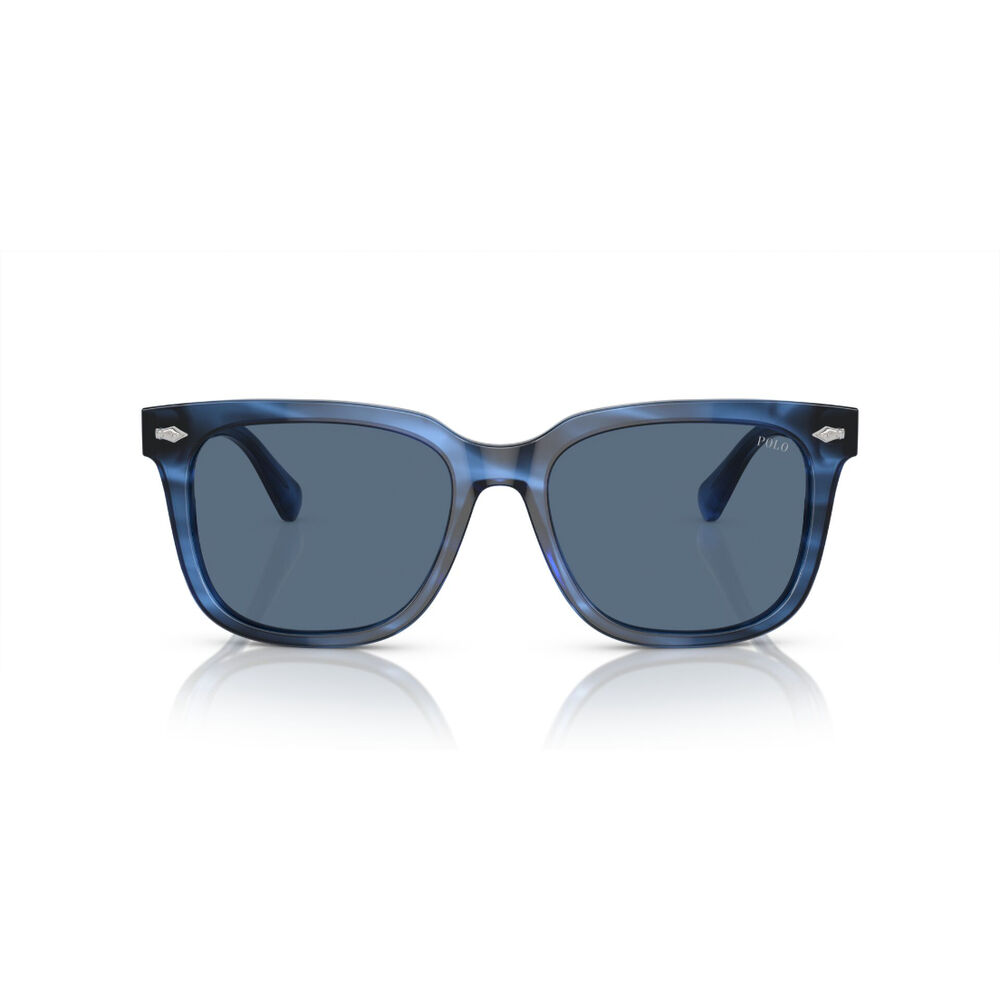 Lentes De Sol Azul Brillante Rayado Polo Ralph Lauren image number 0.0