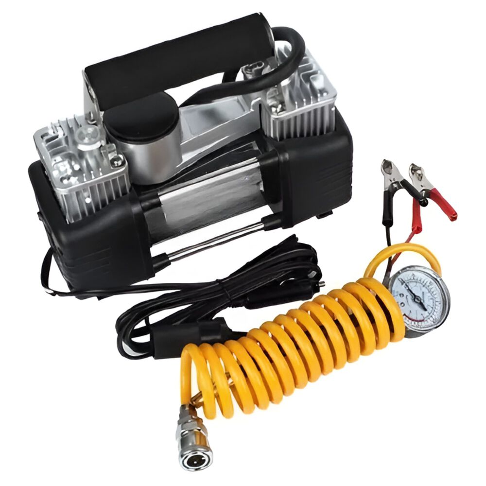 Compresor De Aire Para Autos 12v Doble Cilindro 150 Psi Max image number 9.0