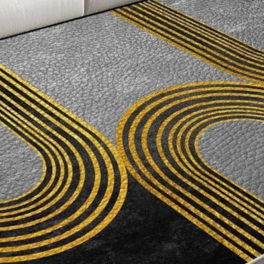 Alfombras Lisas Con Dise&ntilde;os Efecto 3d 200x240 Cm Md07 image number 1.0