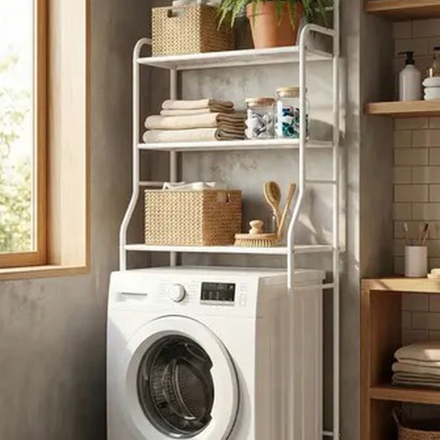 Estante Repisa Organizador De Ba&ntilde;o Color Blanco image number 1.0