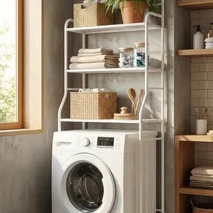 Estante Repisa Organizador De Ba&ntilde;o Color Blanco