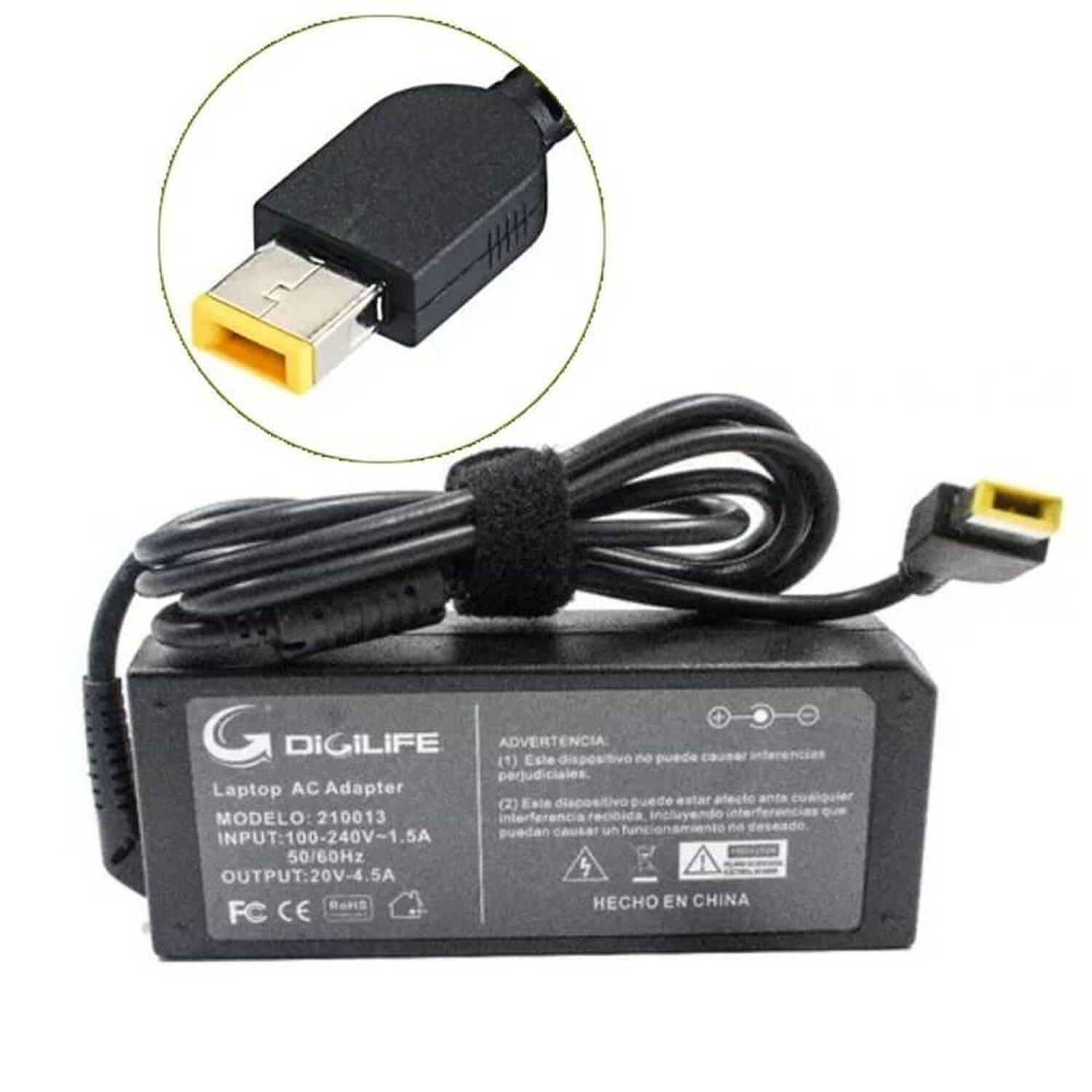 Cargador Para Notebook Lenovo 20v 4.5a Conector Usb Pin image number 0.0