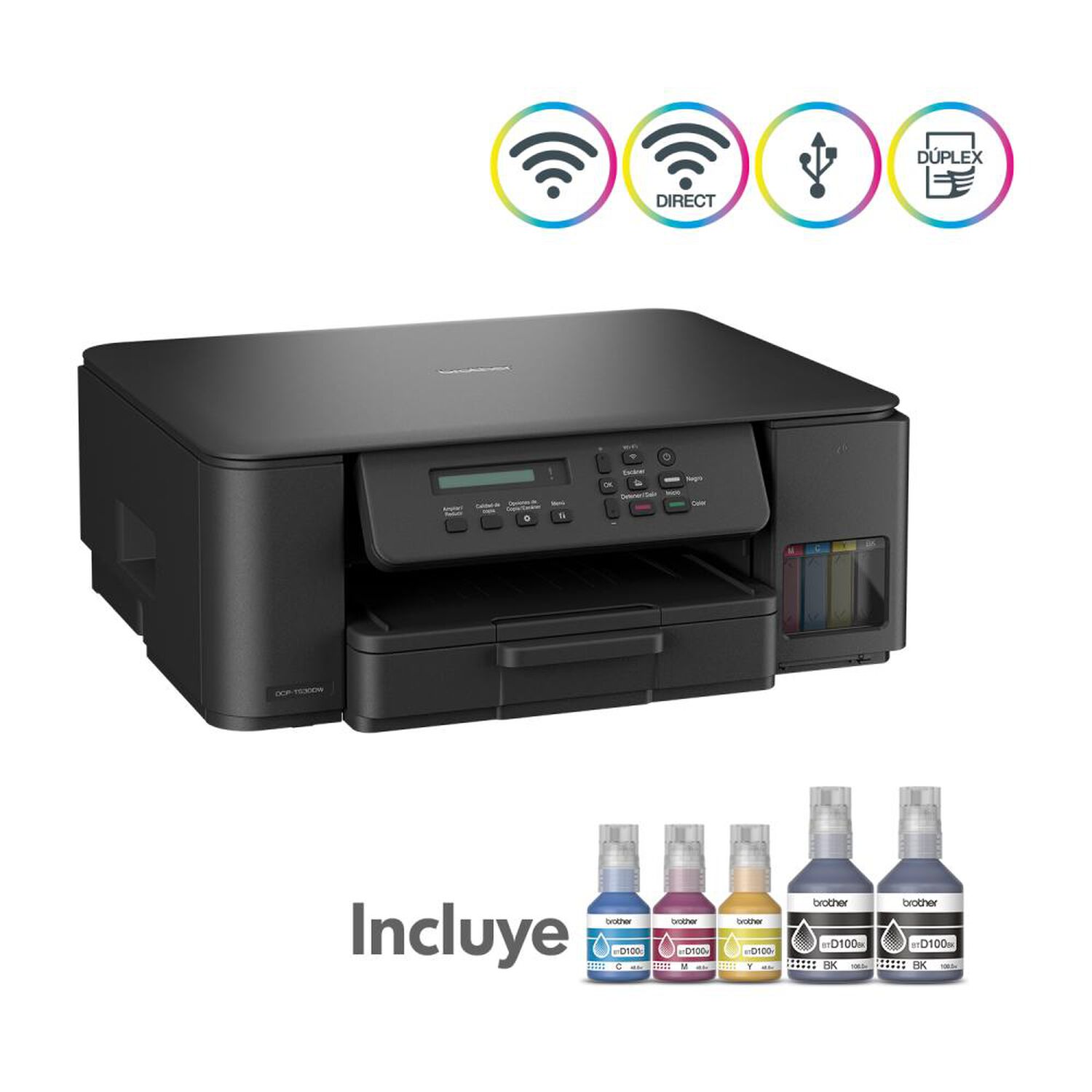Impresora Multifuncional Brother DCPT530DW image number 1.0