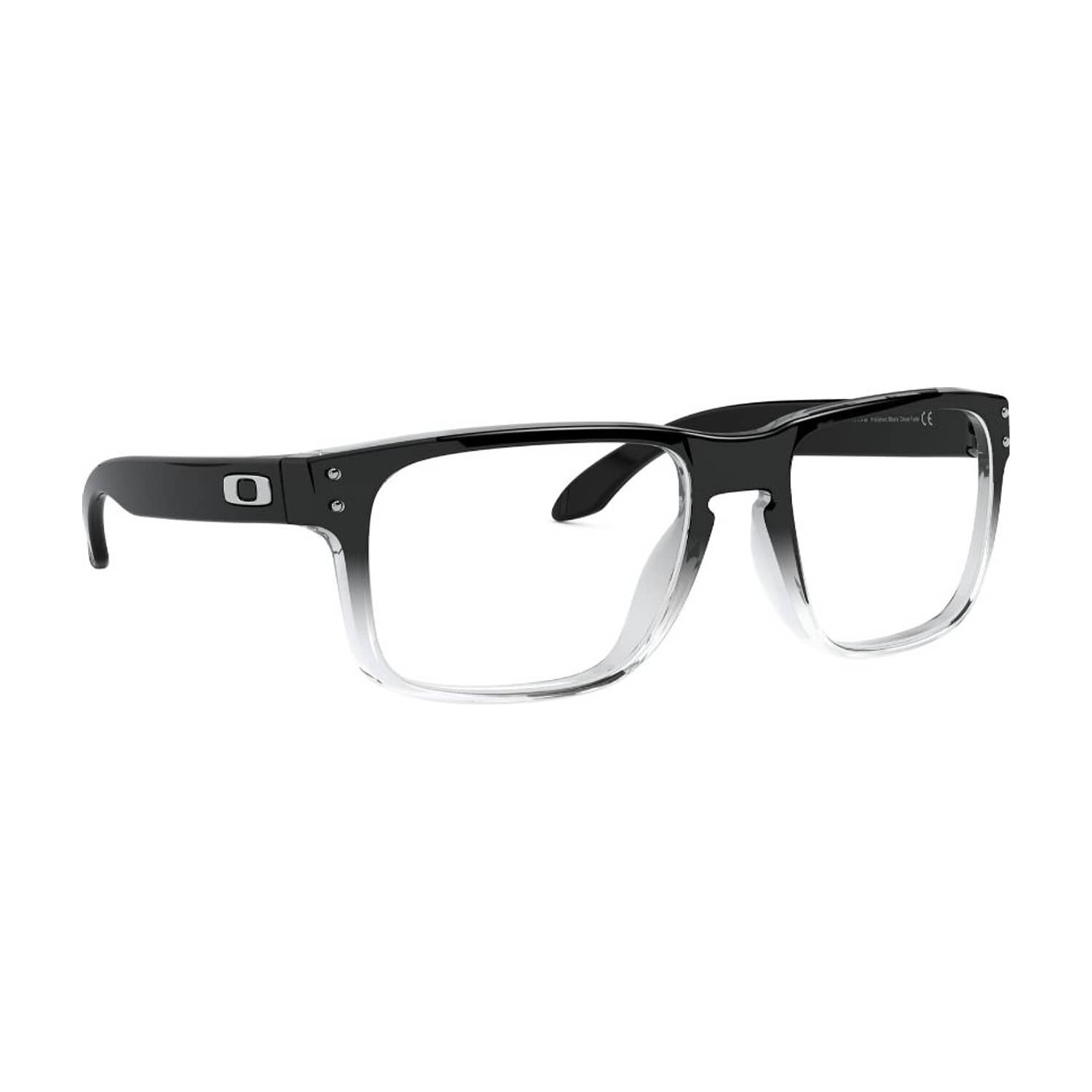 Lentes &Oacute;pticos Holbrook Rx Negro Pulido Transparente Desvanecido Oakley Frame image number 11.0