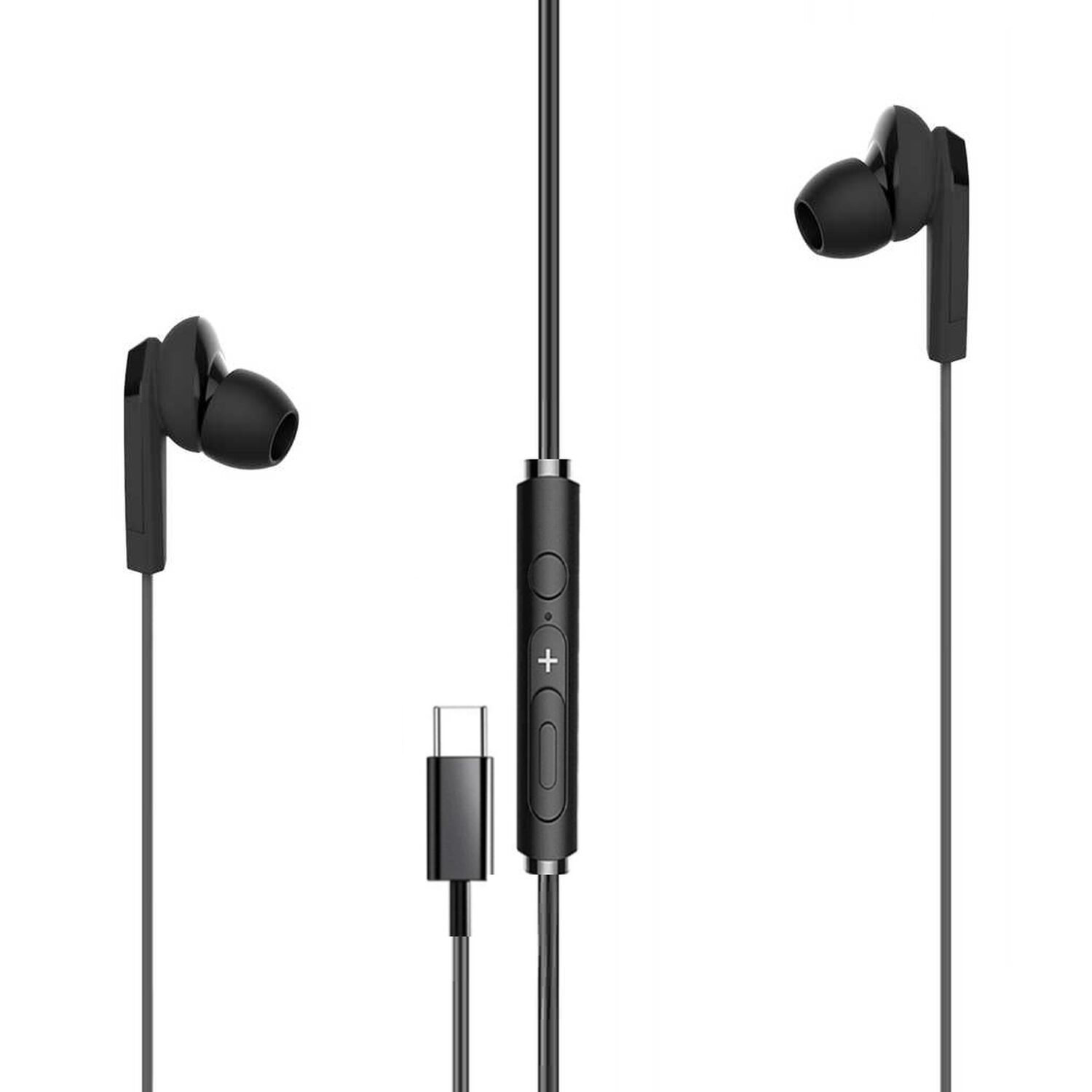 Audífonos Type-c Con Manos Libre Hifi Tecmaster Tm-300517 Bk