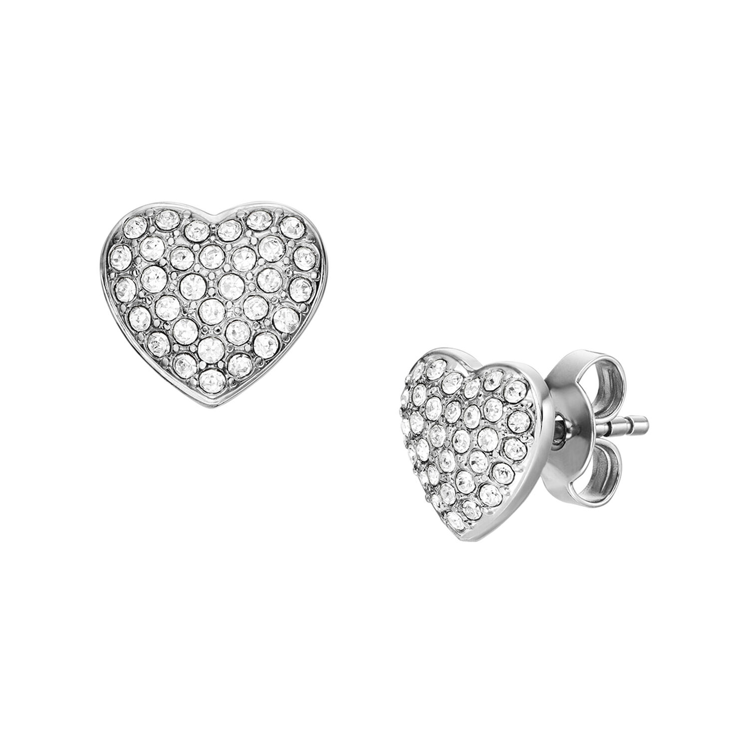 Aros Fossil Jf04676040 Plateado Mujer image number 0.0