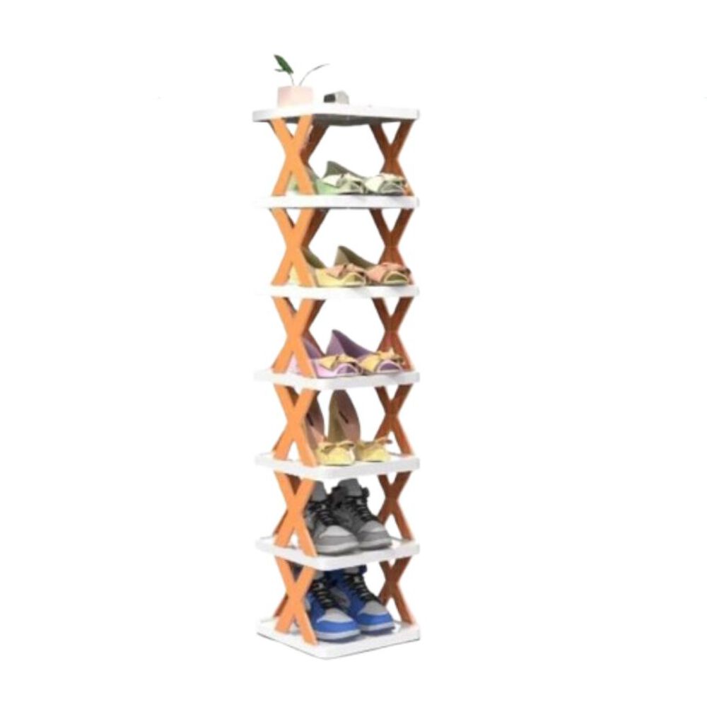 Zapatero Vertical Plegable De Pl&aacute;stico Desmontable image number 0.0