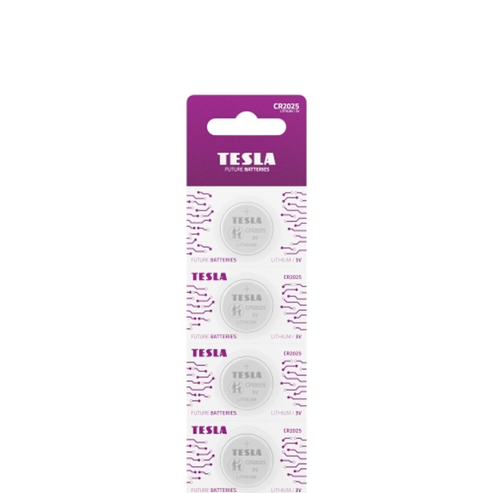 Pack De 5 Pilas Cr2025 Tesla 3v Long Lifetime image number 2.0