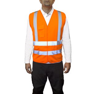 Chaleco Reflectivo Naranjo 4 Cintas Certificado Clase Ii En20471