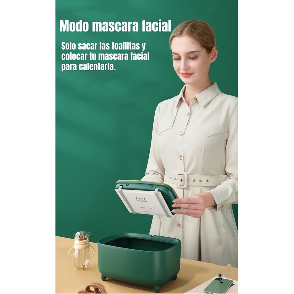 Calentador De Toallas H&uacute;medas Wipes Blanco By Lubabycas image number 7.0