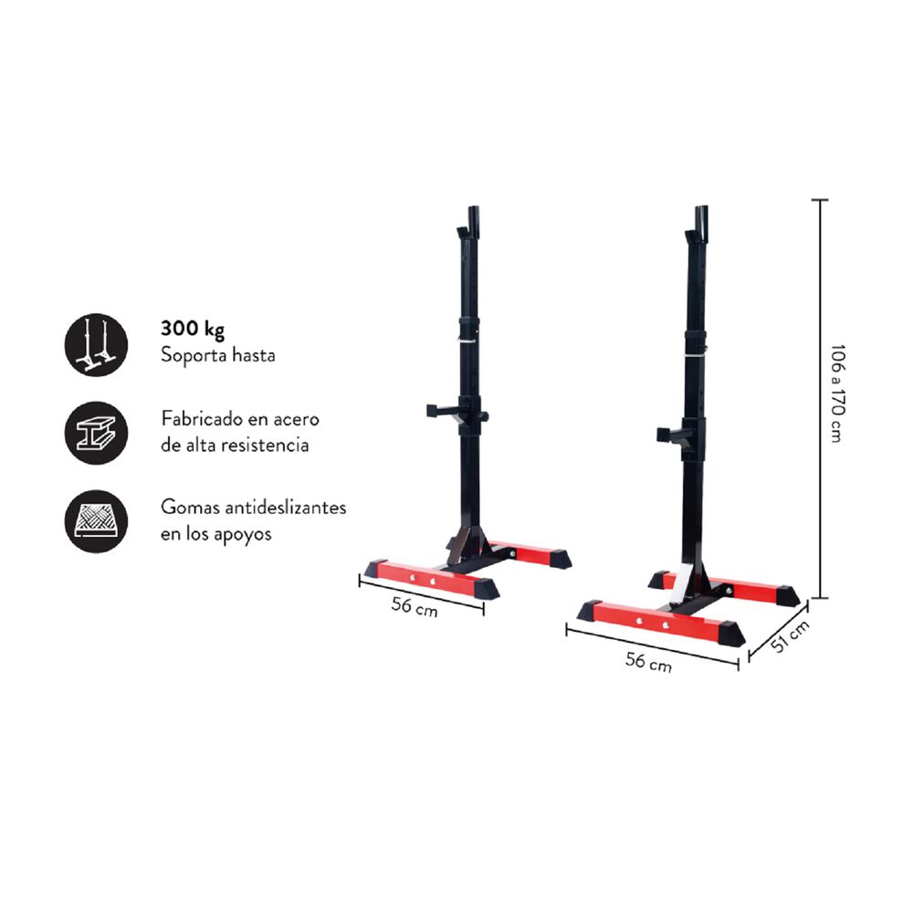 Squat Rack Multifunción 60 Pro Sentadillas - Press image number 1.0