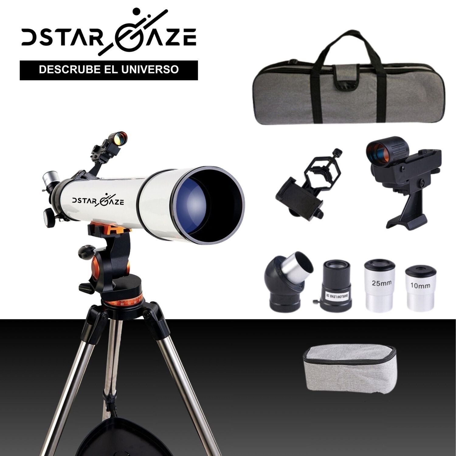 Telescopio Astron&oacute;mico Profesional Monocular 70070m image number 1.0