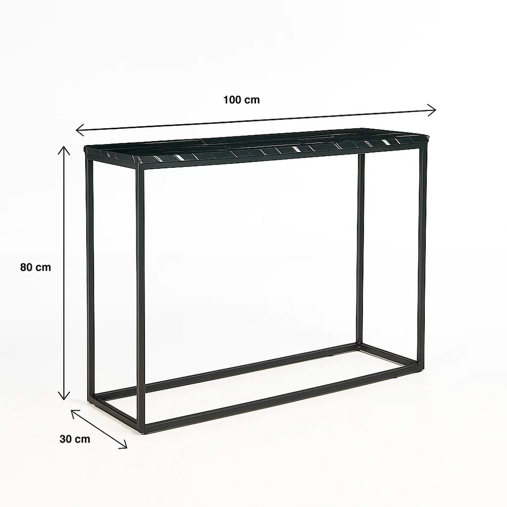 Arrimo Black Stone Cubierta Mdf Marmol Negro image number 3.0