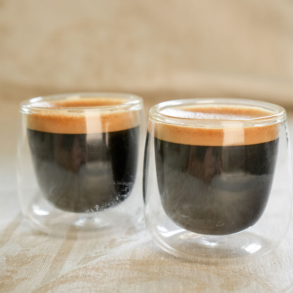 Set 2 Tazas Vidrio Doble Pared Expreso 80 ml Simplit image number 5.0