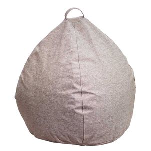 Funda (sin Relleno) Pouf Pera Gris Beige Omega 100x120x120