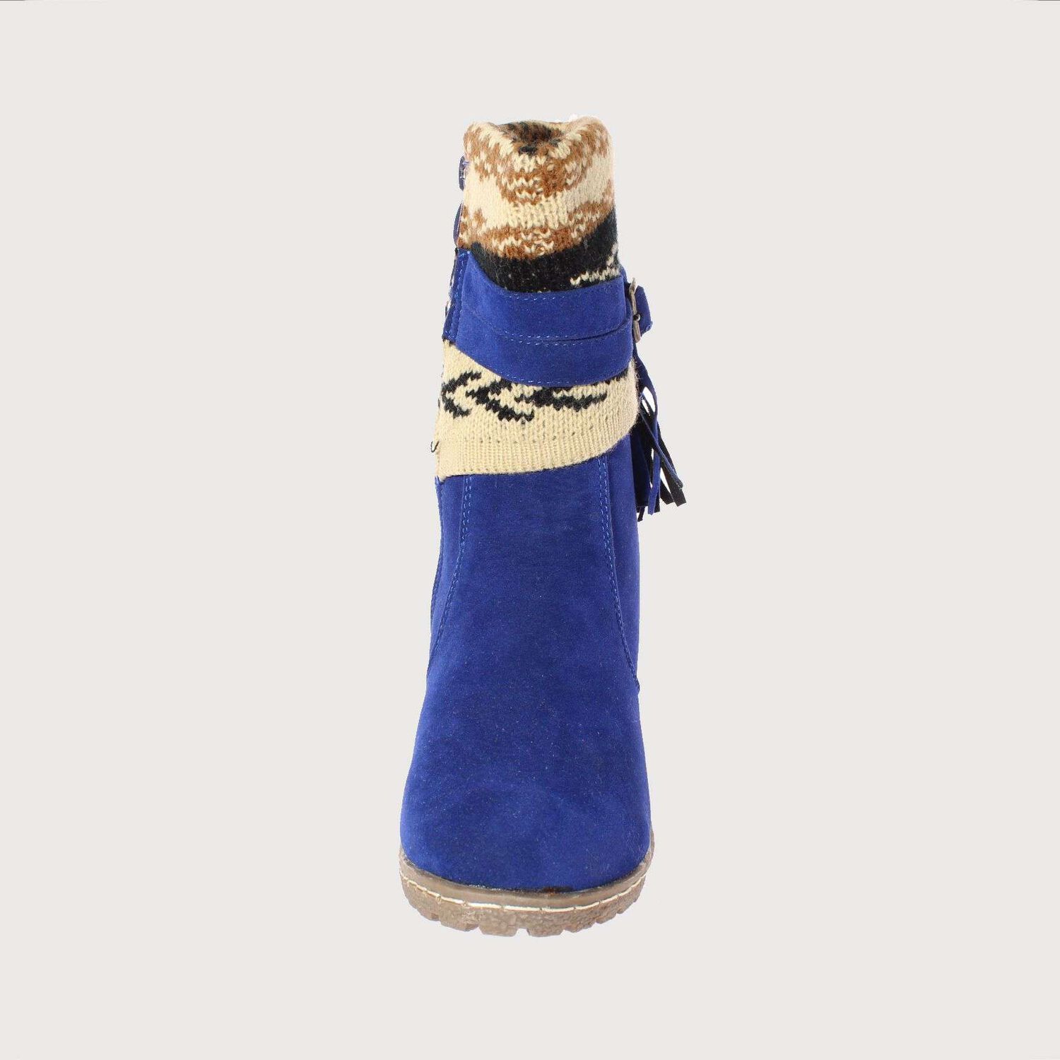 Bota Taco Chino Azul V&iacute;a Franca Art. 51214blue image number 2.0