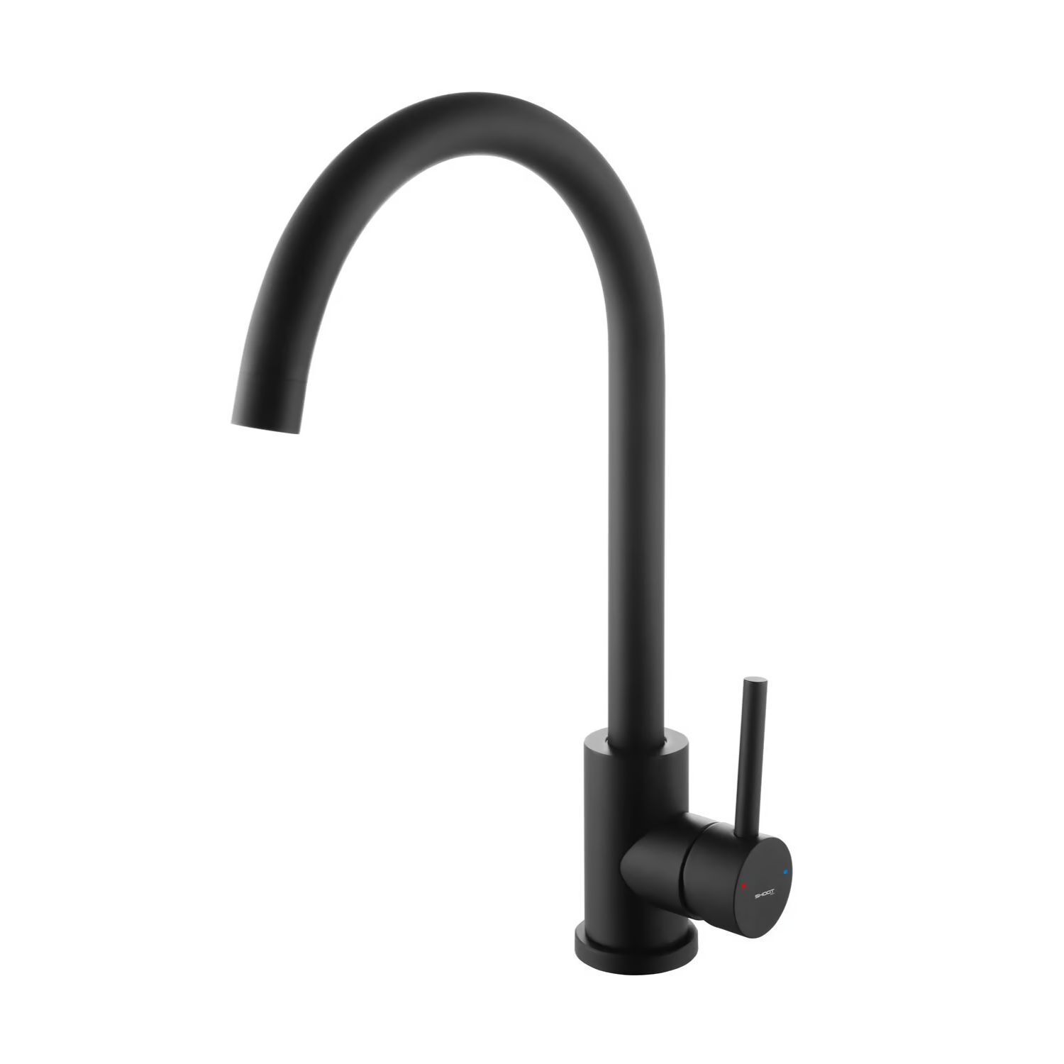 Grifo Cocina Negro Mate Moderno Giratorio Alta Calidad image number 0.0