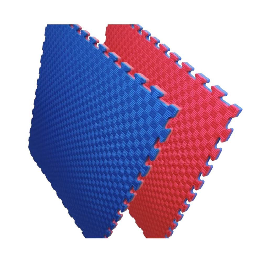 Pack 10 Pisos Tatami Goma Eva Premium 1mtx1mtx2 Cm Azul/rojo image number 2.0