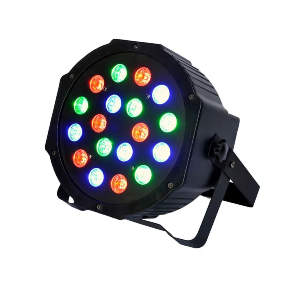 Foco Luces Par 18 Led Rgb Dmx Fiesta Luces Rítmico Disco image number 2.0